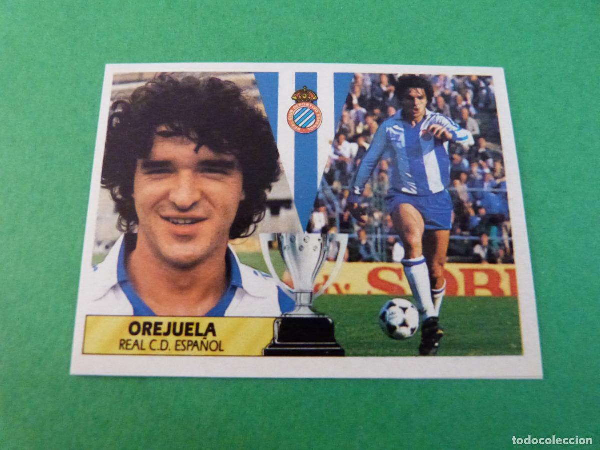 Fu&szlig;ball-Sticker: CROMO FUTBOL OREJUELA R.C.D. ESPA&Ntilde;OL-ESPANYOL RECORTADO LIGA ESTE 1987-1988/87-88