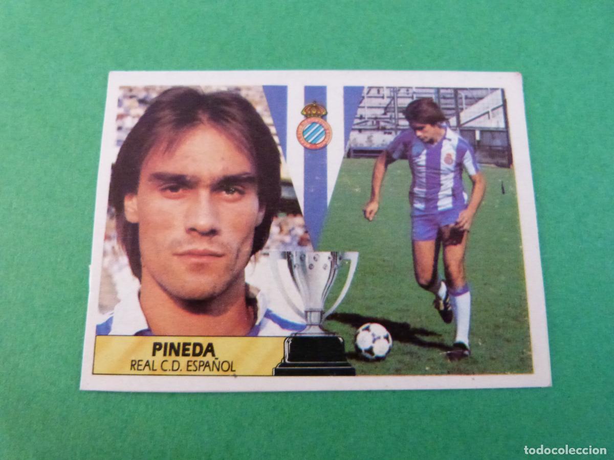 Fu&szlig;ball-Sticker: CROMO FUTBOL PINEDA R.C.D. ESPA&Ntilde;OL-ESPANYOL RECORTADO LIGA ESTE 1987-1988/87-88