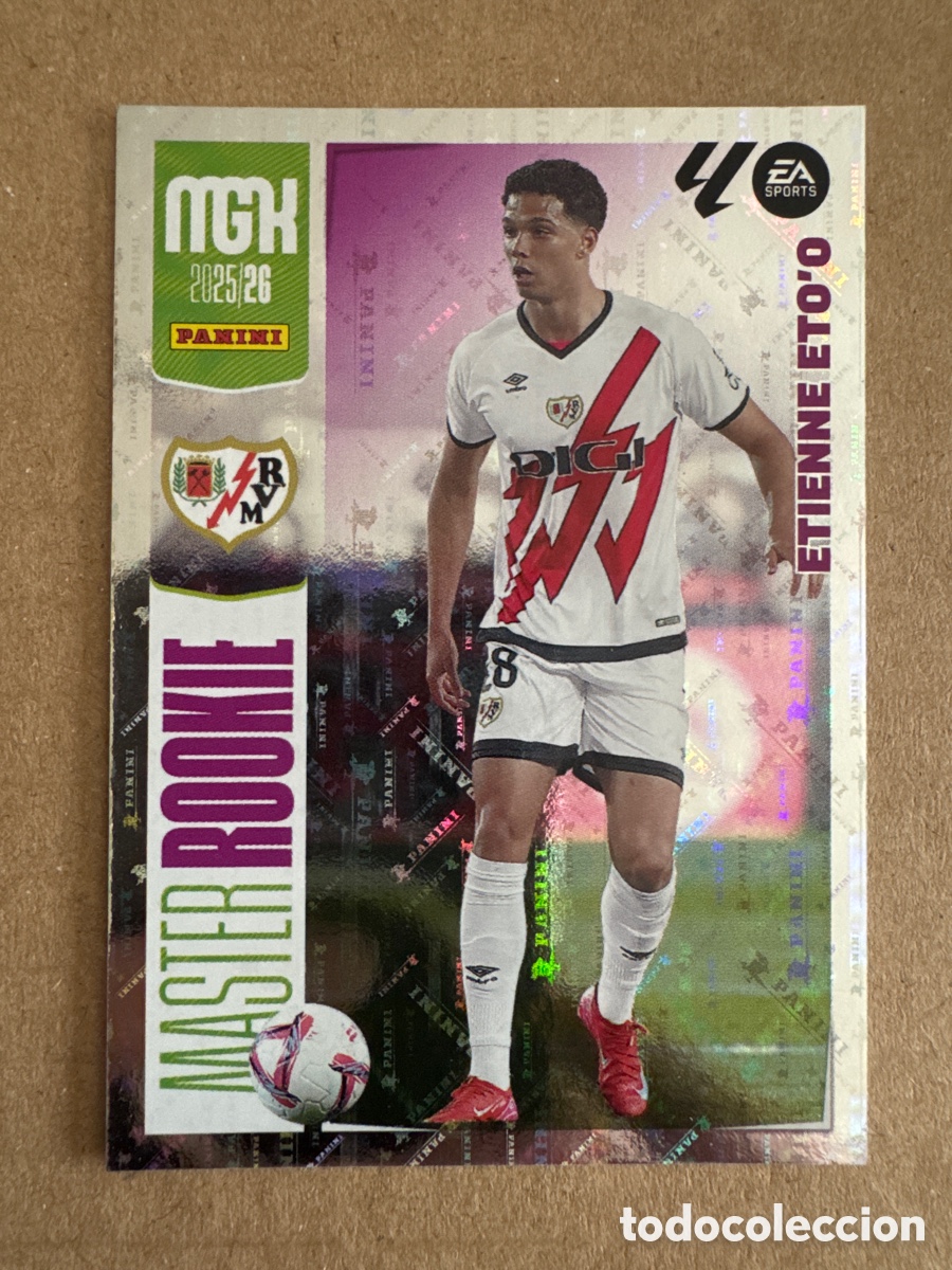 Fu&szlig;ball-Sticker: # 409 Etienne Eto&rsquo;o Rayo Vallecano Master Rookie Megacracks 25 26 2025 2026 MGK