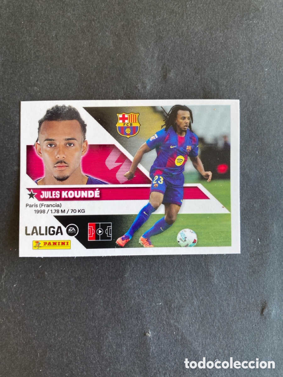 Football Stickers: Cromo liga 26/27 FC Barcelona N* 5