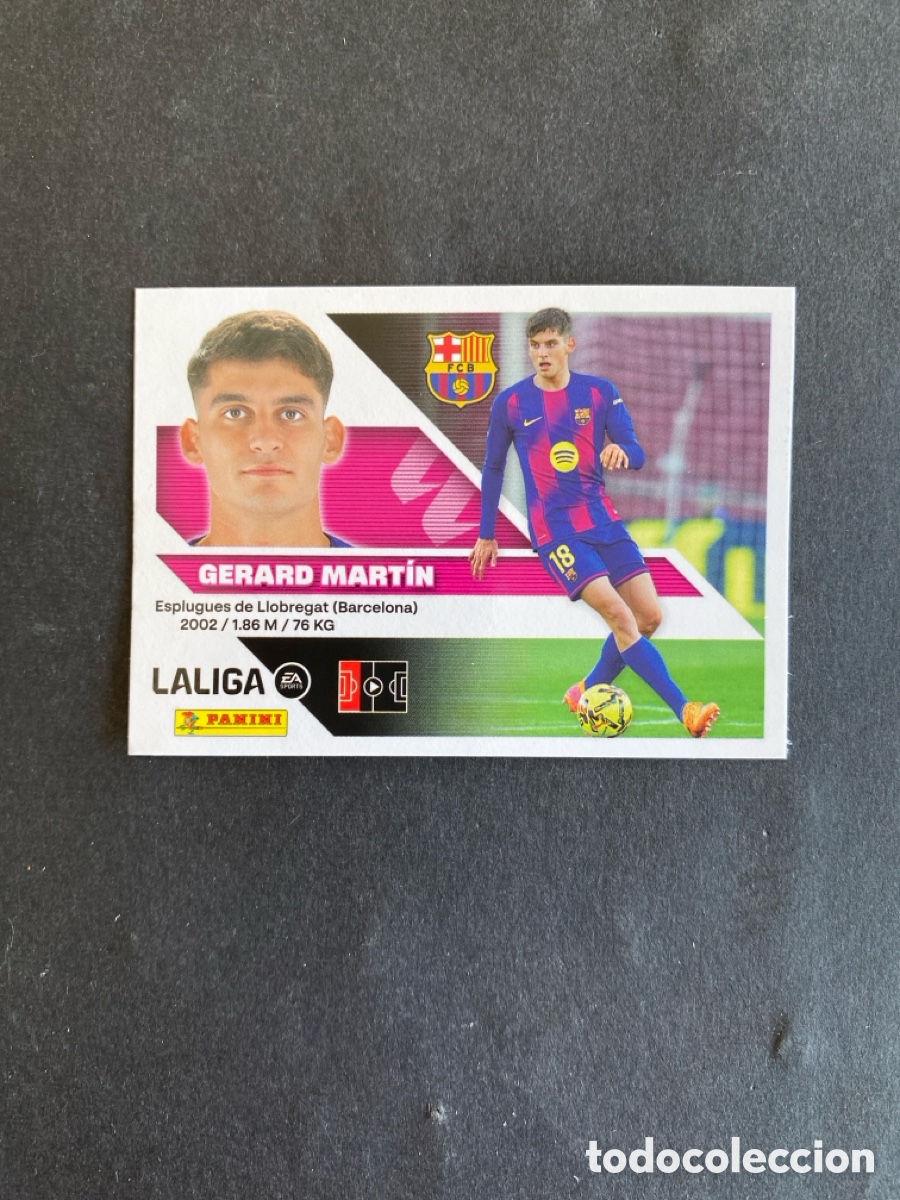 Football Stickers: Cromo liga 26/27 FC Barcelona N* 8