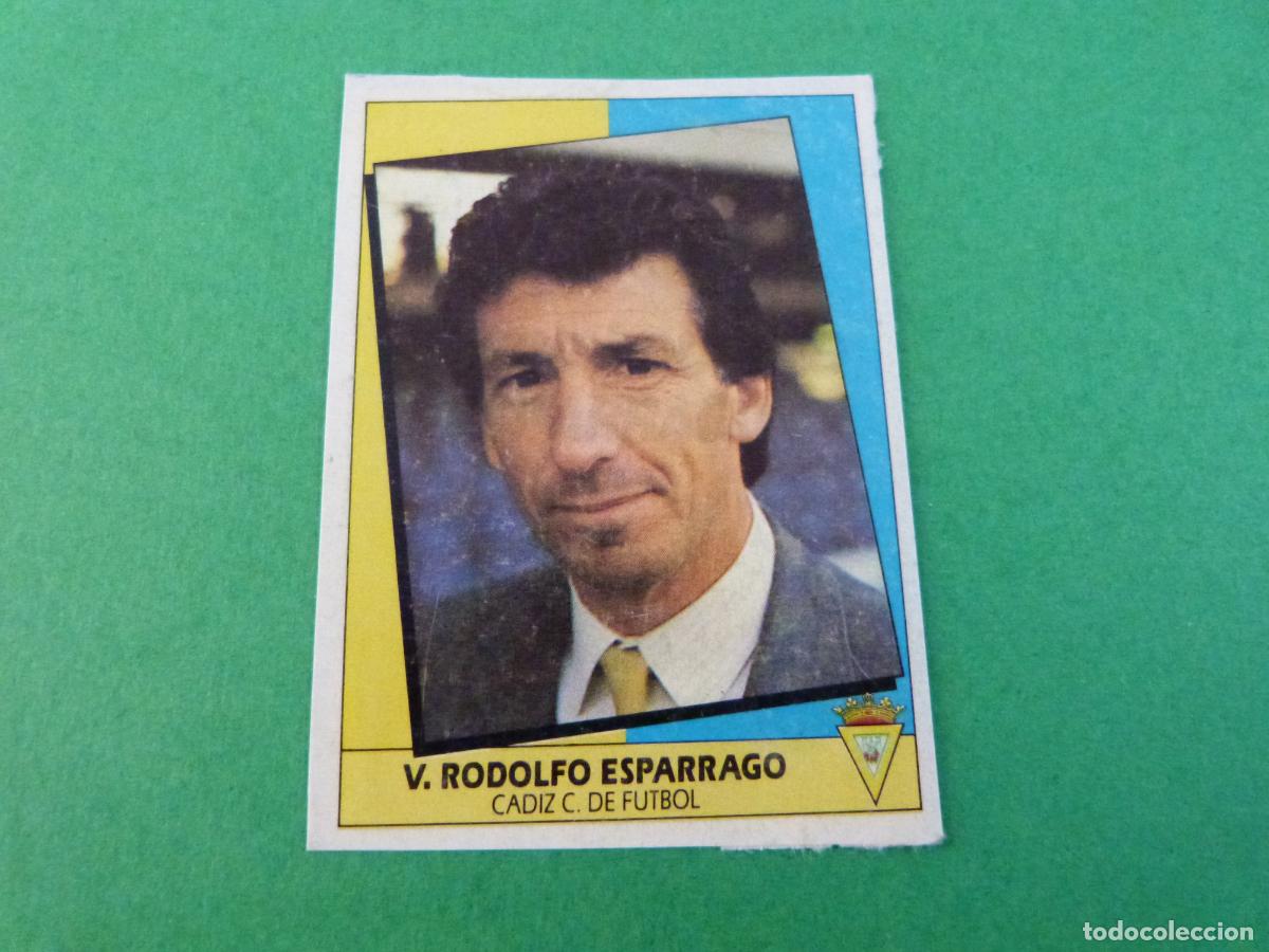 Football Stickers: CROMO FUTBOL ESPARRAGO CADIZ C.F. RECORTADO LIGA ESTE 1987-1988/87-88