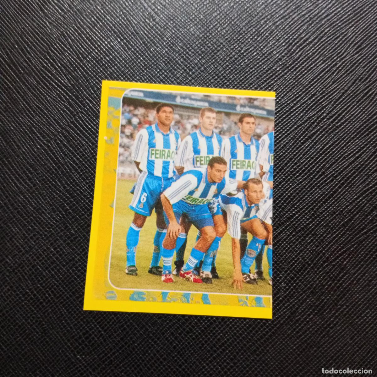 Football Stickers: 154 ALINEACION DEPORTIVO PANINI SUPER CAMPEONATO 1998 1999 FUTBOL 98 99 - SIN PEGAR - A216 PG73