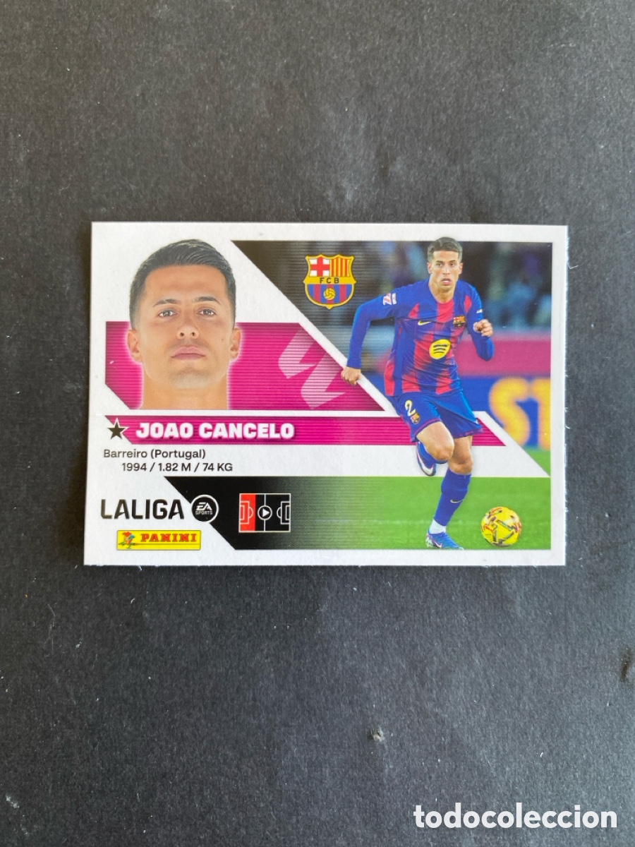 Football Stickers: Cromo liga 26/27 FC Barcelona N* 9