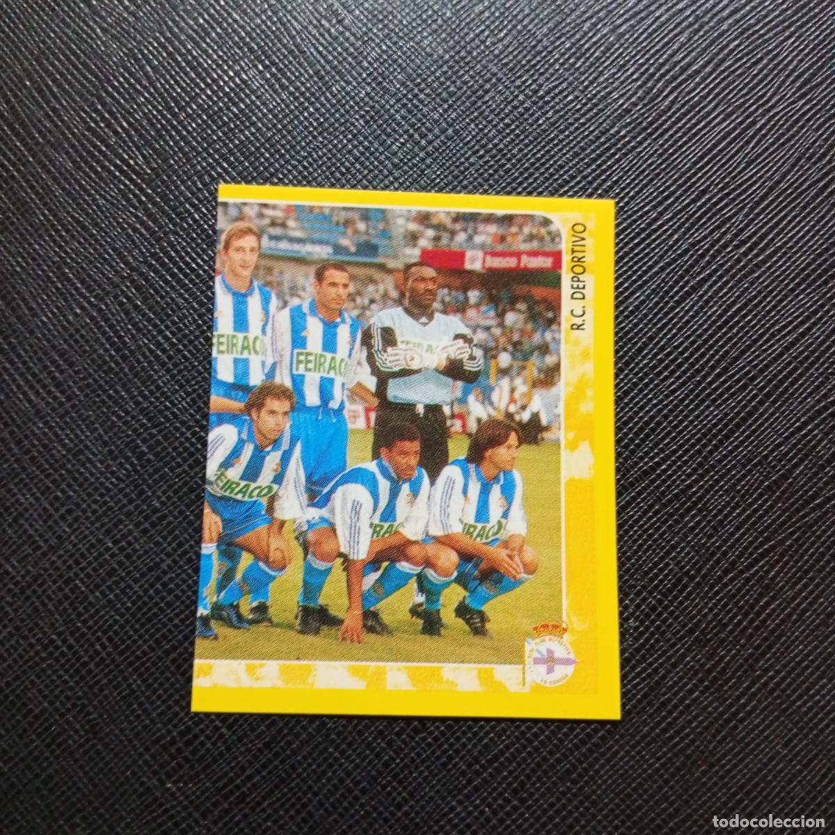 Football Stickers: 155 ALINEACION DEPORTIVO PANINI SUPER CAMPEONATO 1998 1999 FUTBOL 98 99 - SIN PEGAR - A216 PG73