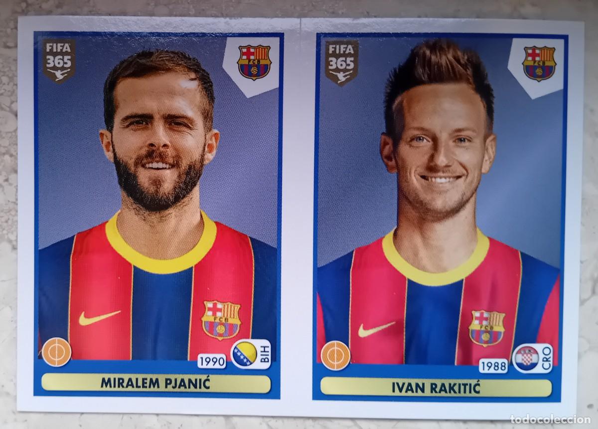Cromos de f&uacute;tbol: Figurina Panini 2020-21 Cromo Fifa 365 2021 Pjanic Rakitic Barcelona 115