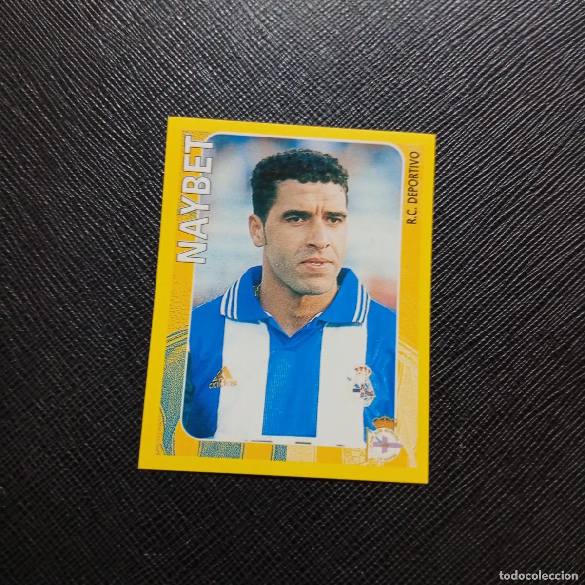 Cromos de f&uacute;tbol: 162 NAYBET DEPORTIVO PANINI SUPER CAMPEONATO 1998 1999 FUTBOL 98 99 - SIN PEGAR - A216 PG73