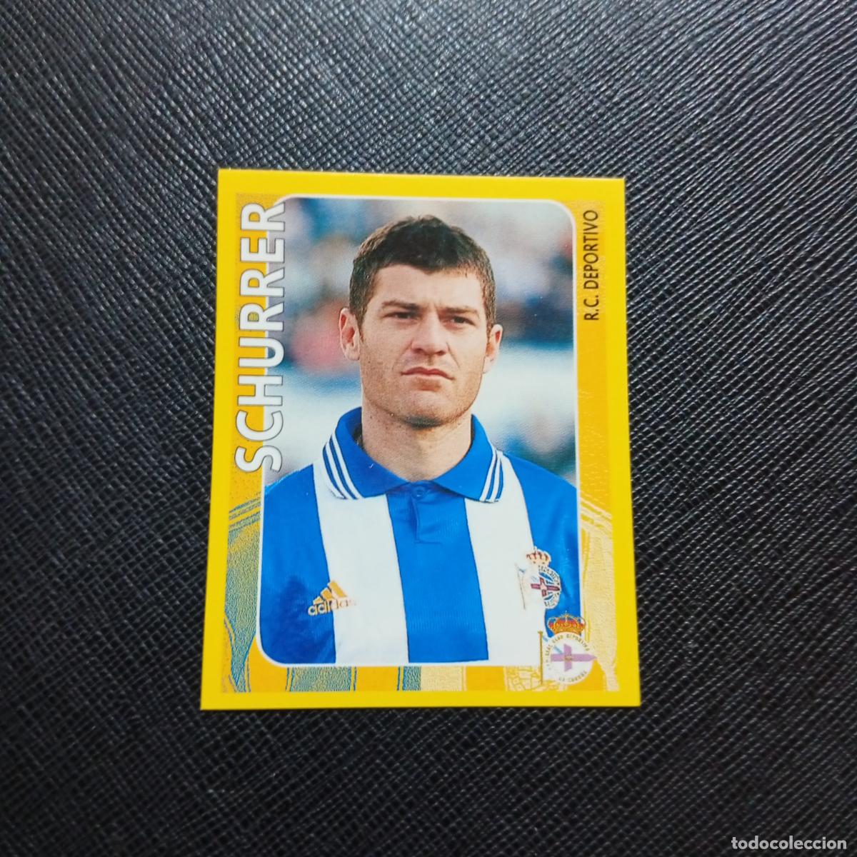 Cromos de f&uacute;tbol: 163 SCHURRER DEPORTIVO PANINI SUPER CAMPEONATO 1998 1999 FUTBOL 98 99 - SIN PEGAR - A216 PG73