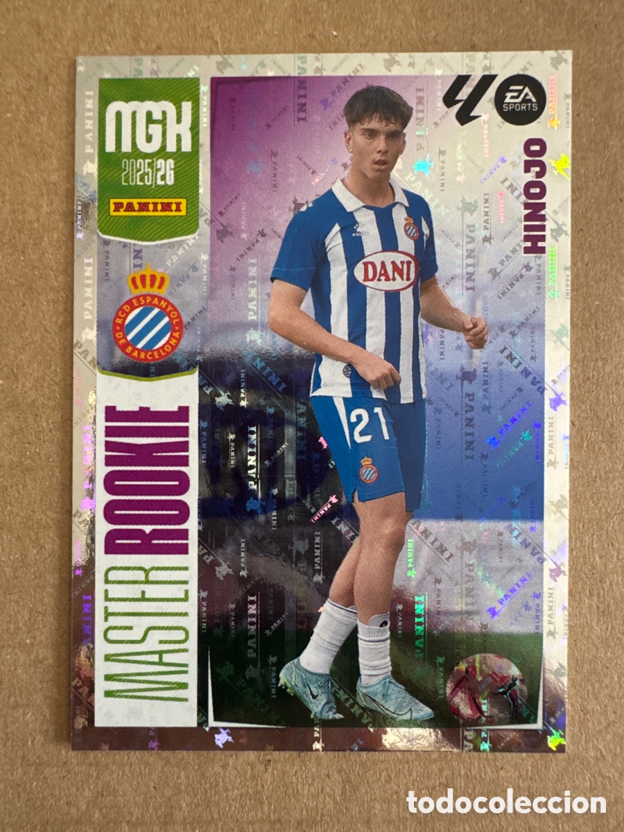 Cromos de f&uacute;tbol: # 413 Hinojo Espanyol Master Rookie Megacracks 25 26 2025 2026 MGK
