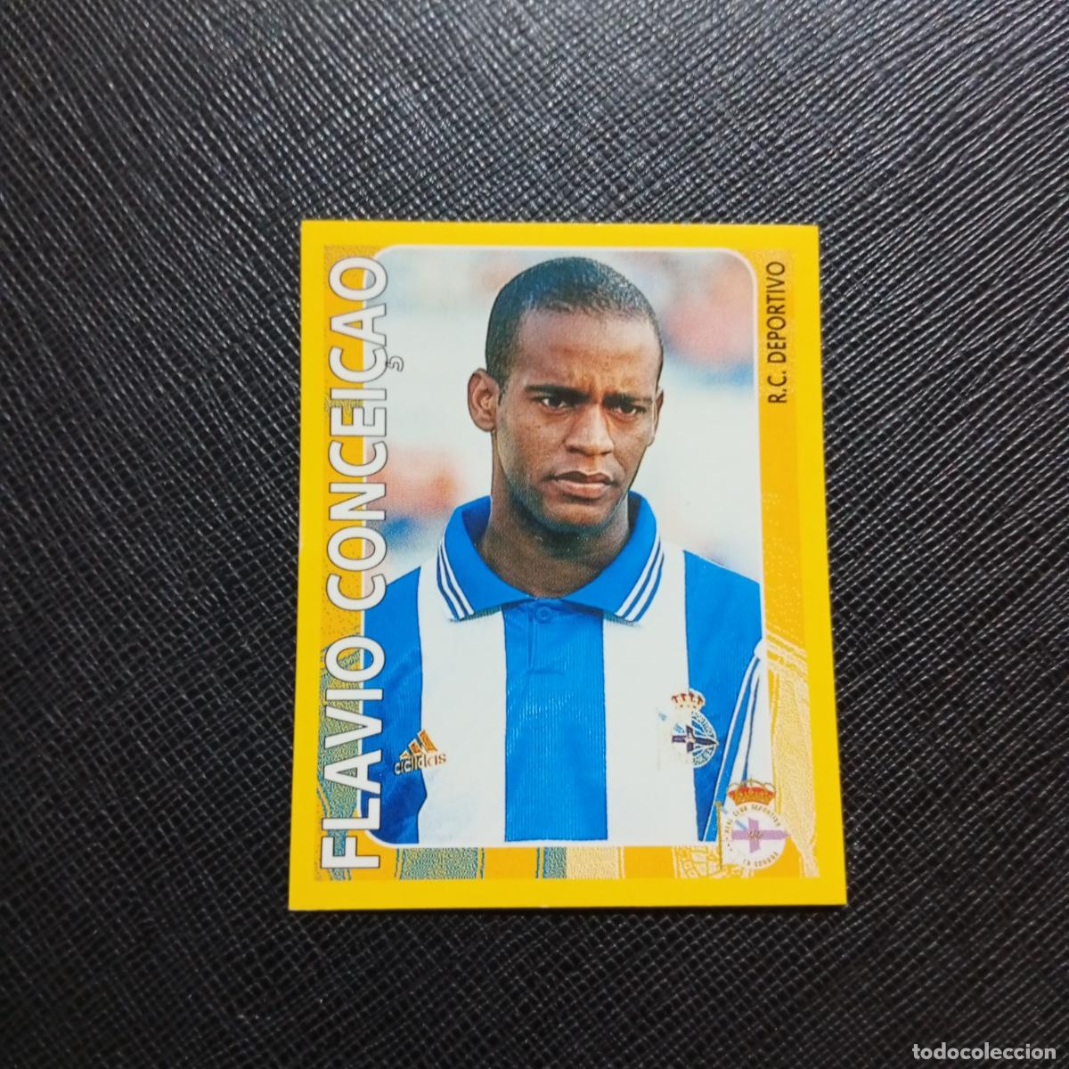 Cromos de f&uacute;tbol: 168 FLAVIO CONCEICAO DEPORTIVO PANINI SUPER CAMPEONATO 1998 1999 FUTBOL 98 99 SIN PEGAR - A216 PG73