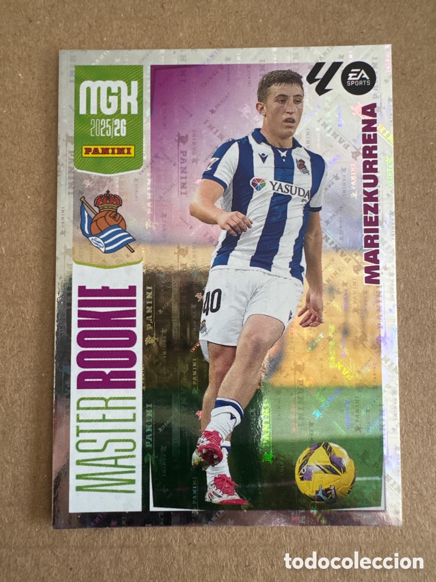 Cromos de f&uacute;tbol: # 417 Mariezkurrena Real Sociedad Master Rookie Megacracks 25 26 2025 2026 MGK