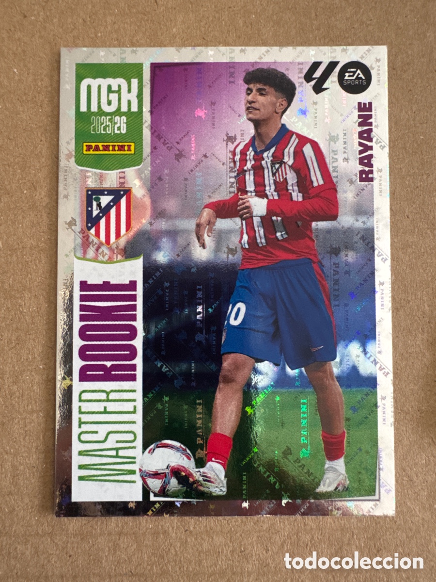 Cromos de f&uacute;tbol: # 420 Rayane Atl&eacute;tico de Madrid Master Rookie Megacracks 25 26 2025 2026 MGK