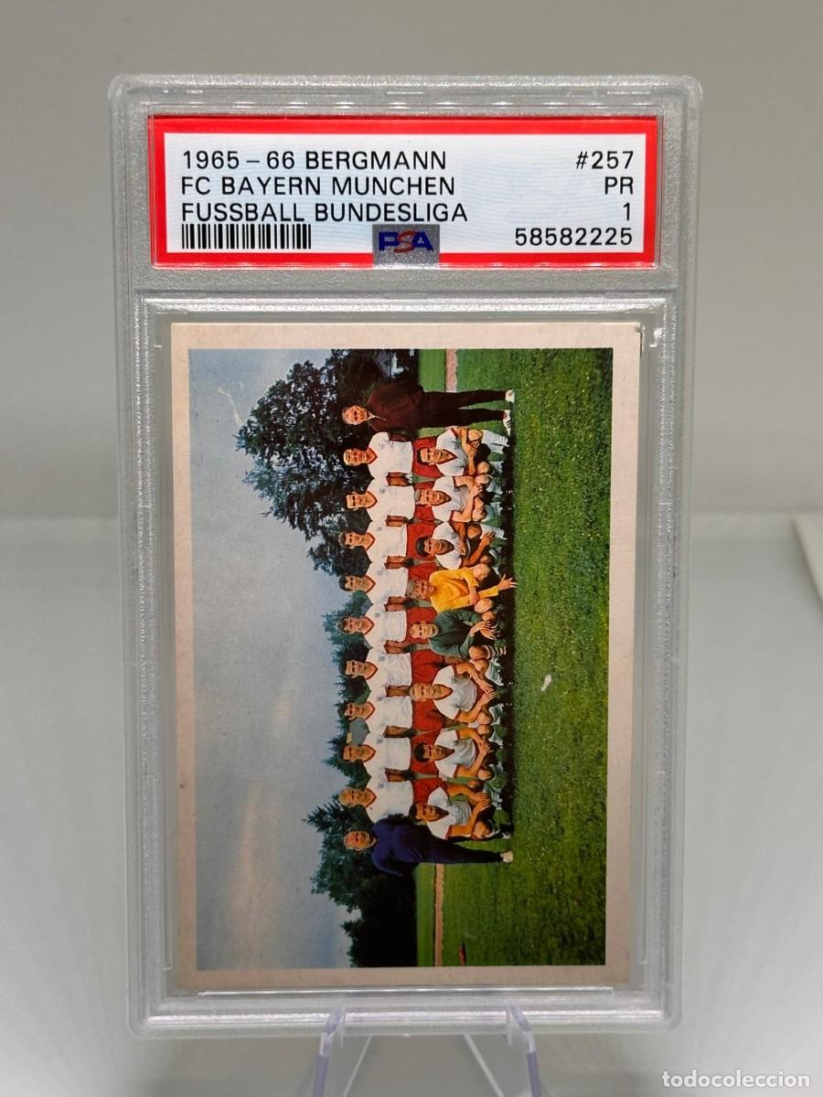 Cromos de f&uacute;tbol: Muller FC Bayern Munich #257 Bergmann Fussball Bundesliga 1965 66 Psa 1