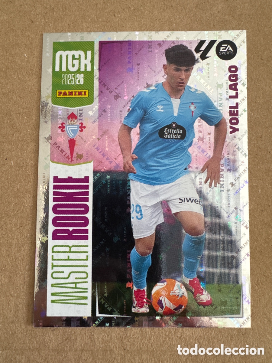 Cromos de f&uacute;tbol: # 423 Yoel Lago Celta de Vigo Master Rookie Megacracks 25 26 2025 2026 MGK