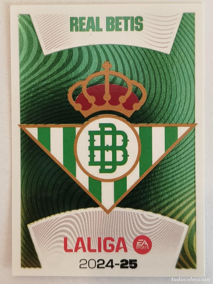Cromos de f&uacute;tbol: #1 ESCUDO (REAL BETIS) LIGA 24/25 ESTE
