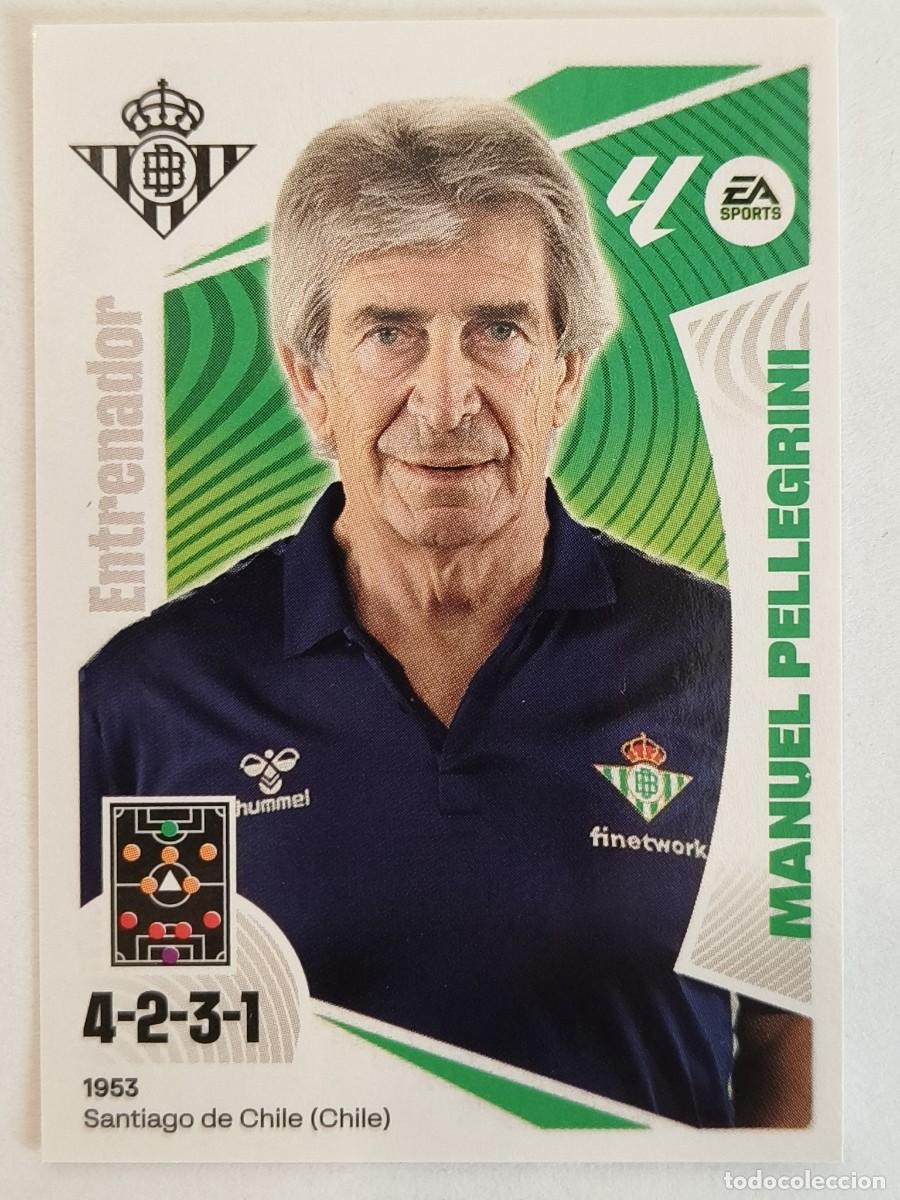 Cromos de f&uacute;tbol: #2 MANUEL PELLEGRINI (REAL BETIS) LIGA 24/25 ESTE