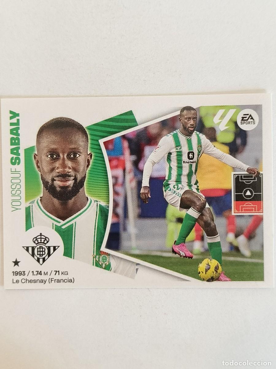 Cromos de f&uacute;tbol: #6 SABALY (REAL BETIS) LIGA 24/25 ESTE
