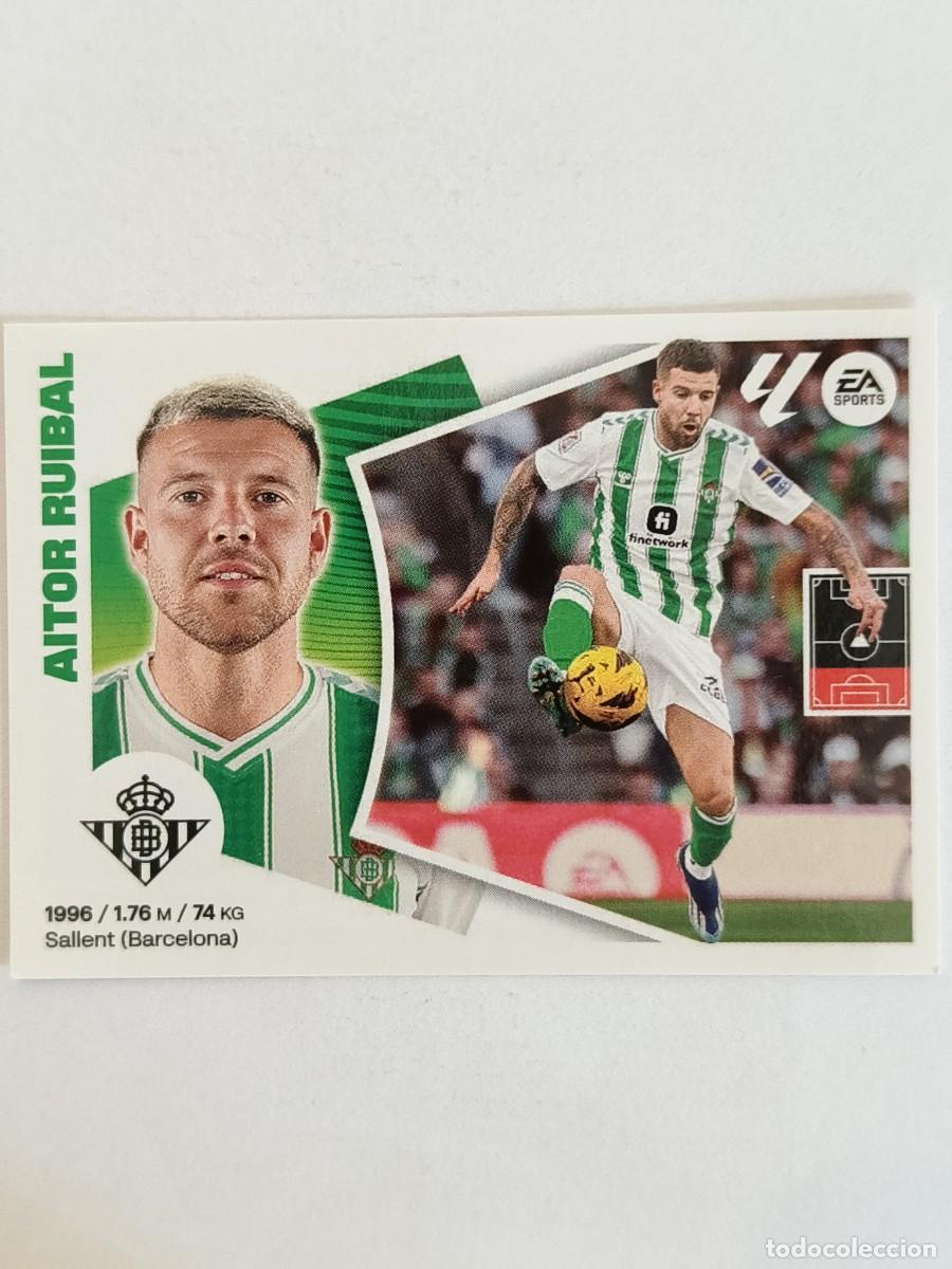 Cromos de f&uacute;tbol: #9 AITOR RUIBAL (REAL BETIS) LIGA 24/25 ESTE