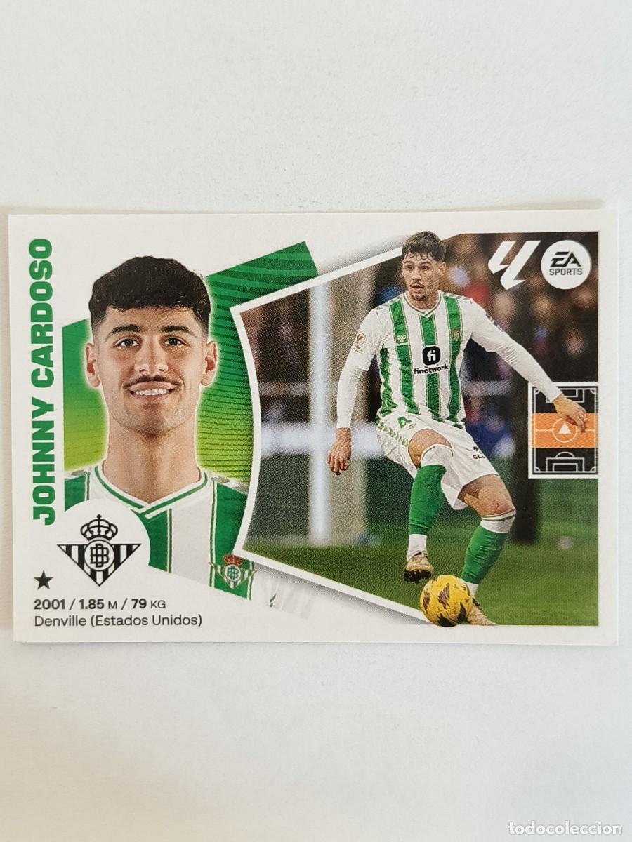 Cromos de f&uacute;tbol: #10 JOHNNY CARDOSO (REAL BETIS) LIGA 24/25 ESTE