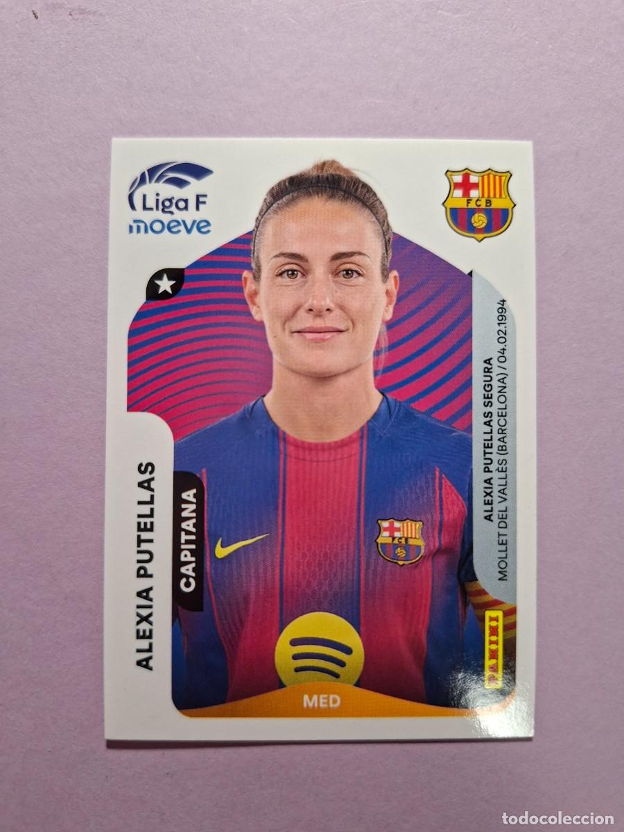 Cromos de f&uacute;tbol: 95 ALEXIA PUTELLAS CAPITANA BARCELONA BAR&Ccedil;A LIGA MOEVE FEMENINA F ESTE 2025 2026 25 26