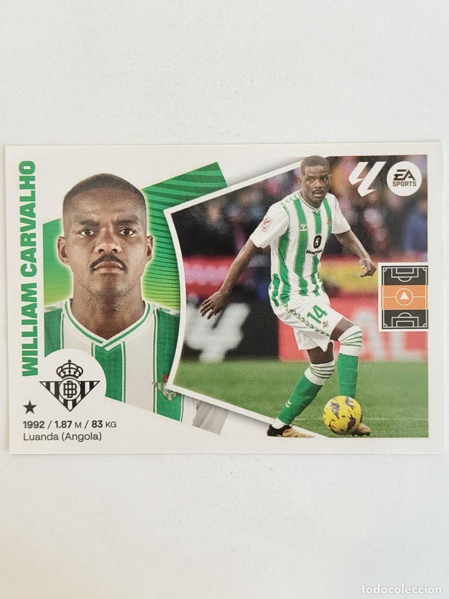 Cromos de f&uacute;tbol: #14B WILLIAM CARVALHO (REAL BETIS) LIGA 24/25 ESTE