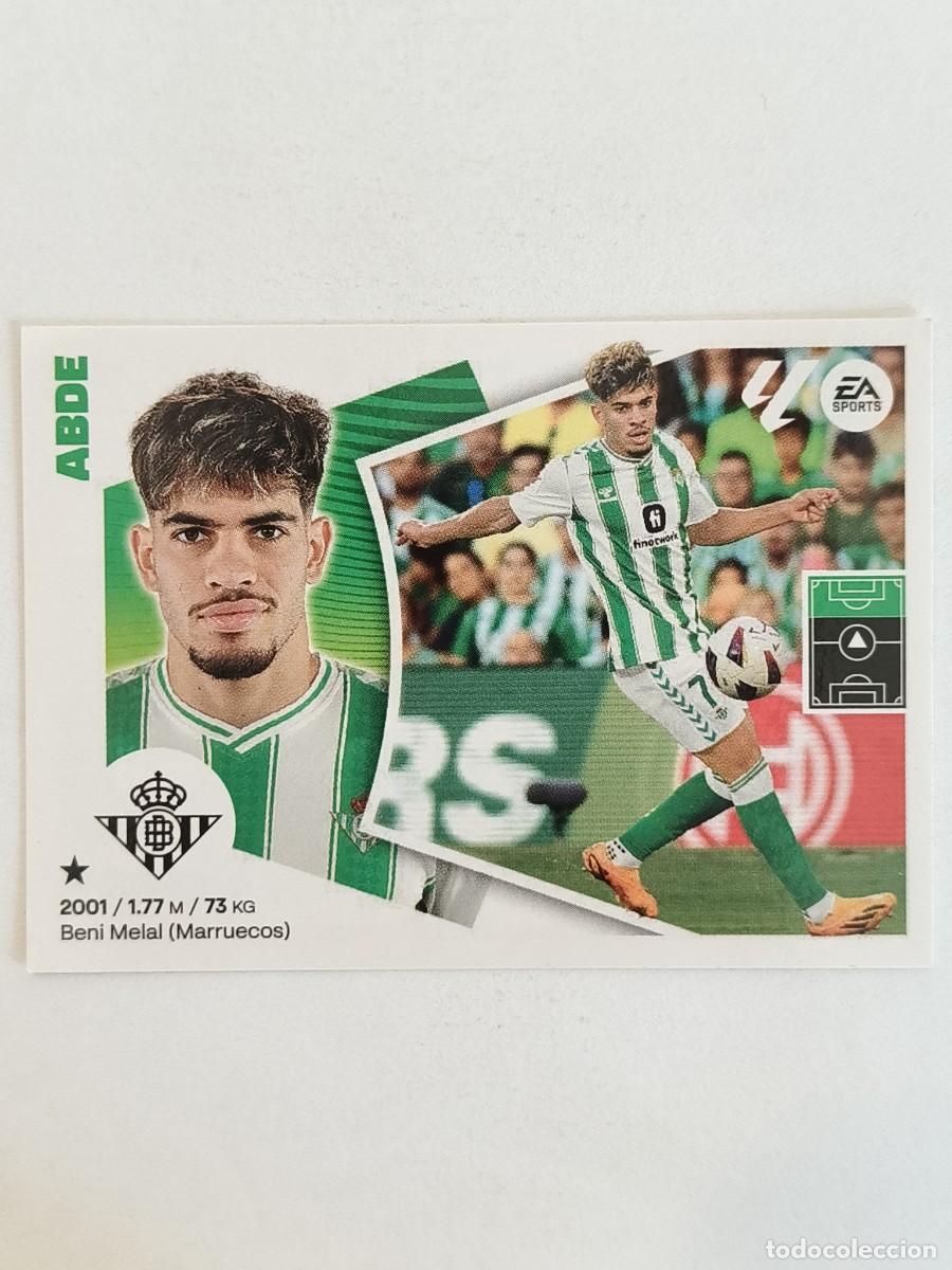 Cromos de f&uacute;tbol: #16 ABDE (REAL BETIS) LIGA 24/25 ESTE