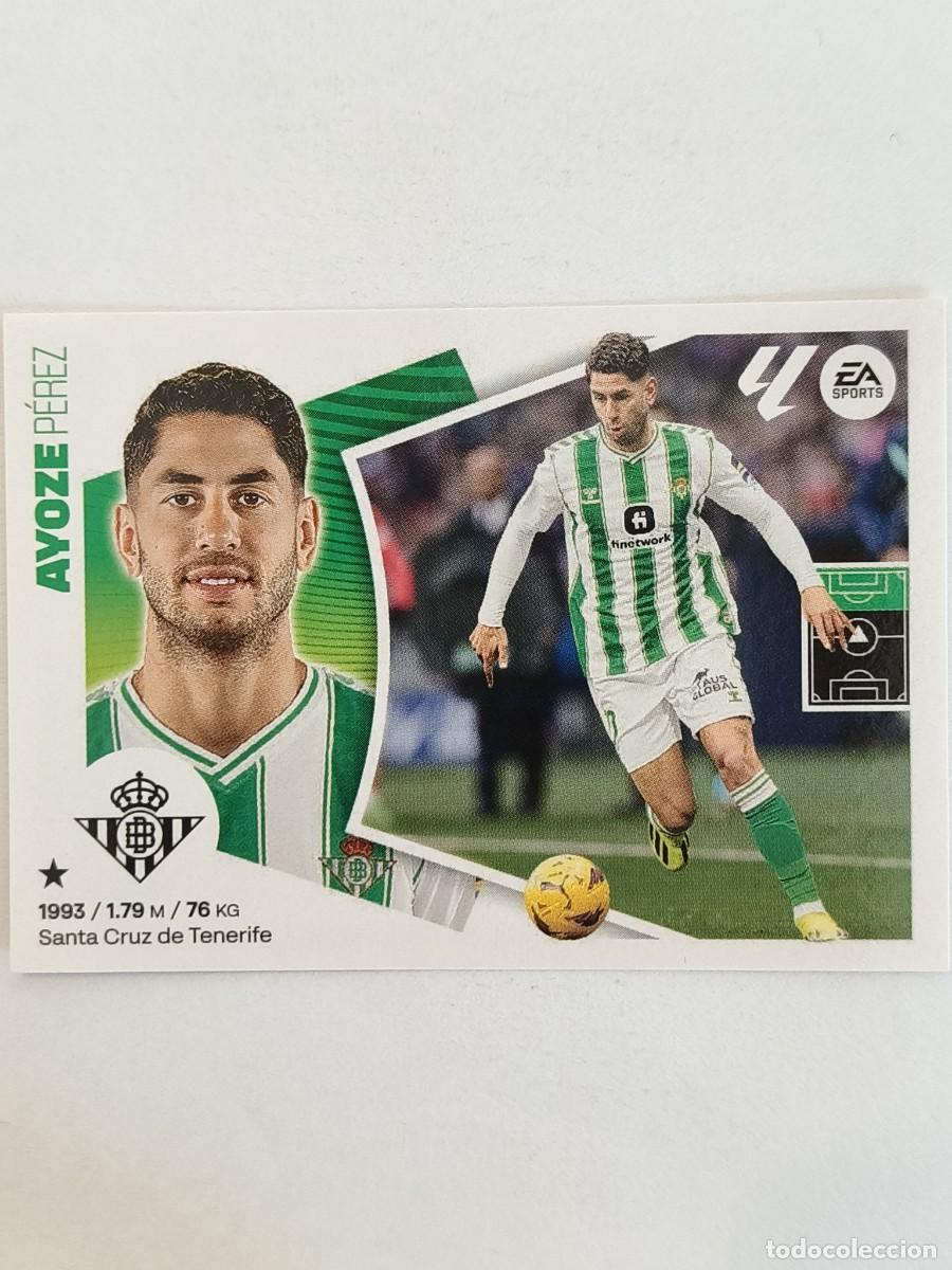 Cromos de f&uacute;tbol: #18 AYOZE (REAL BETIS) LIGA 24/25 ESTE