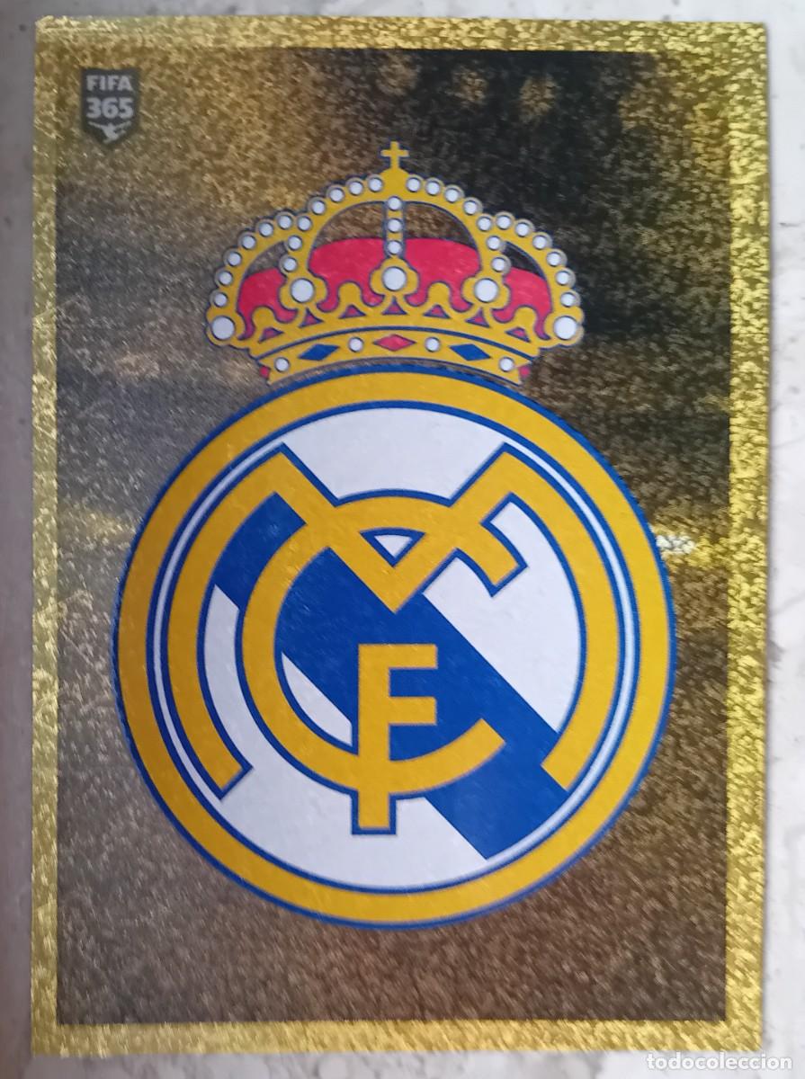 Cromos de f&uacute;tbol: Figurina Panini 2020-21 Cromo Fifa 365 2021 scudetto escudo badge Real Madrid n 119