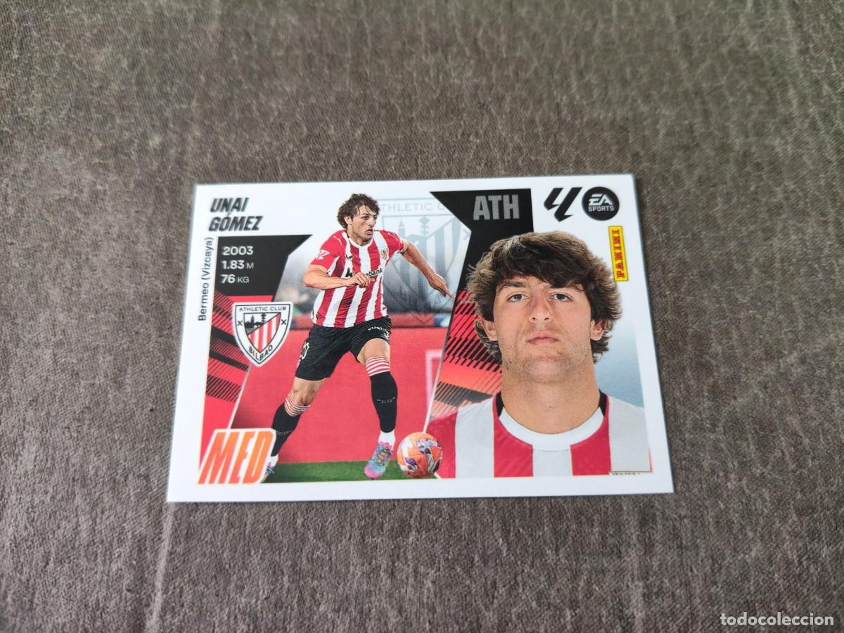 Cromos de f&uacute;tbol: Cromo 14 UNAI G&Oacute;MEZ ATHLETIC CLUB. Colecci&oacute;n LALIGA F&uacute;tbol 2025-2026 PANINI Nuevo
