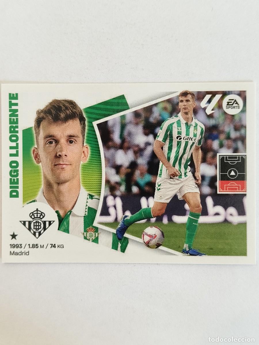 Cromos de f&uacute;tbol: #DIEGO LLORENTE ULTIMOS FICHAJES 11 (REAL BETIS) LIGA 24/25 ESTE