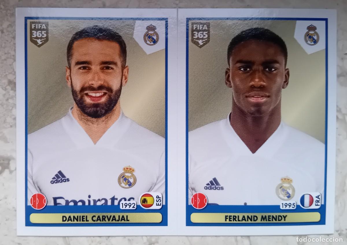 Cromos de f&uacute;tbol: Figurina Panini 2020-21 Cromo Fifa 365 2021 Carvajal Mendy Real Madrid n 123