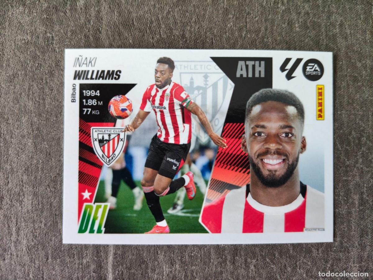 Fu&szlig;ball-Sticker: Cromo 18 I&Ntilde;AKI WILLIAMS ATHLETIC CLUB. Colecci&oacute;n LALIGA F&uacute;tbol 2025-2026 PANINI Nuevo