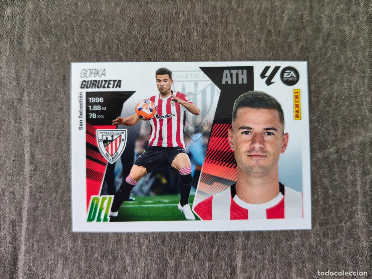 Cromos de f&uacute;tbol: Cromo 19 GORKA GURUZETA ATHLETIC CLUB. Colecci&oacute;n LALIGA F&uacute;tbol 2025-2026 PANINI Nuevo