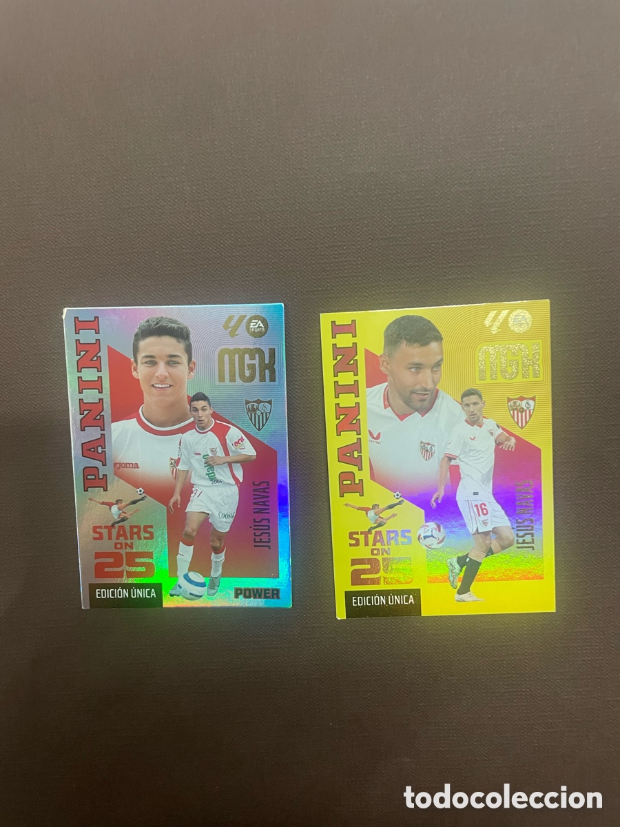 Cromos de f&uacute;tbol: Megacracks Stars One 25 Jesus Nav&agrave;s Power Y Normal
