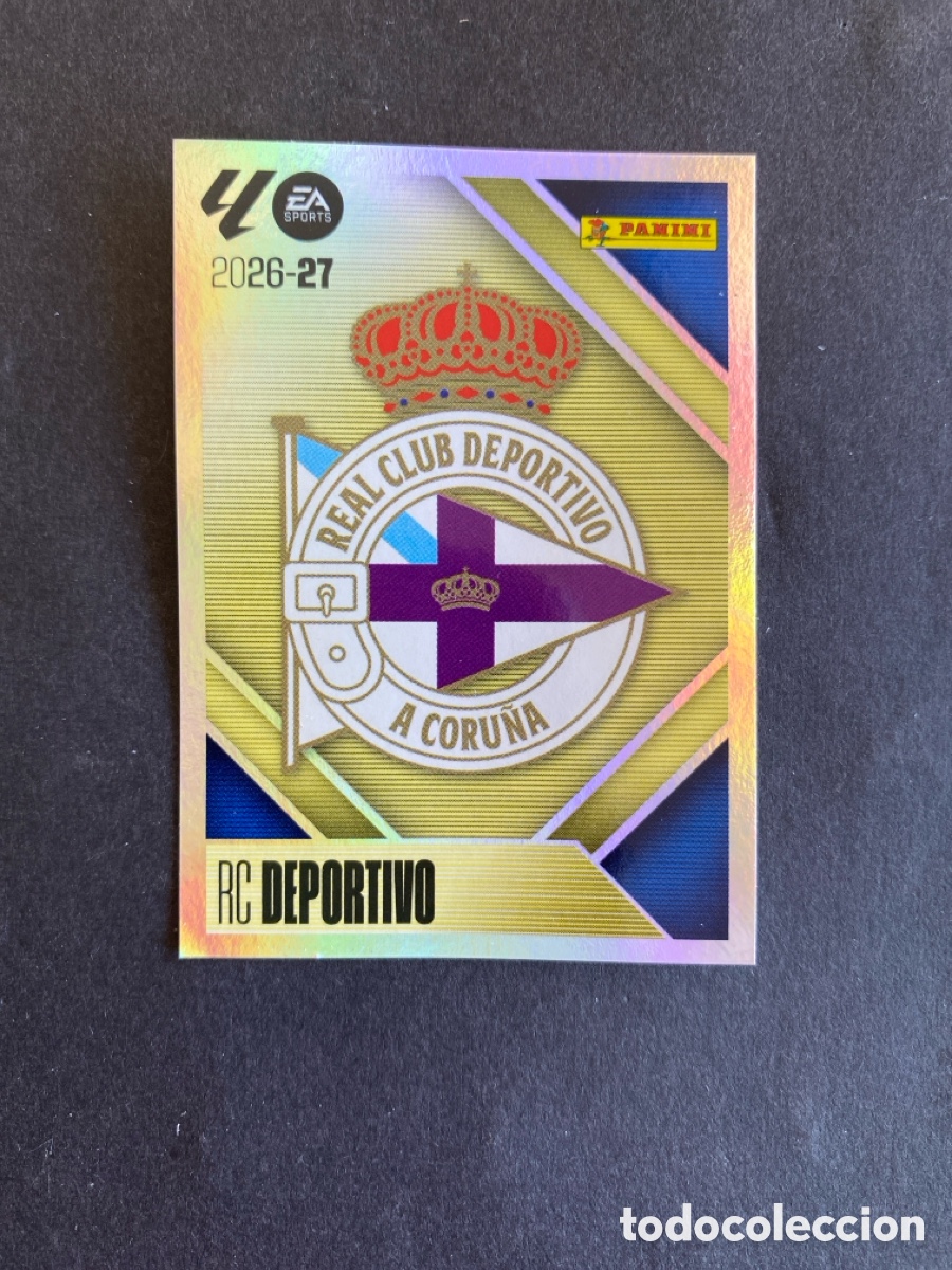 Cromos de f&uacute;tbol: Cromo liga 26/27 RC Deportivo N* 1