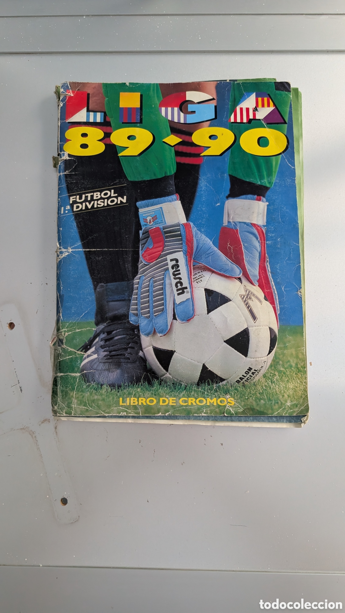Cartes &agrave; collectionner de Football: ALBUM LIGA ESTE 1989/90 89 90 INCOMPLETO EN REGULAR ESTADO LEER