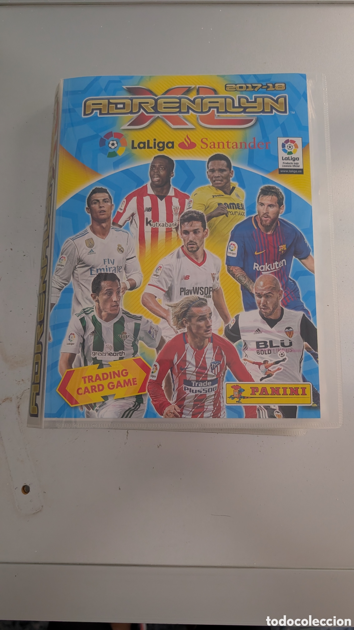 Fu&szlig;ball-Sticker: COLECCION COMPLETA ADRENALYN XL LIGA 2017/18 17 18 PANINI TODO LO EDITADO BUEN ESTADO