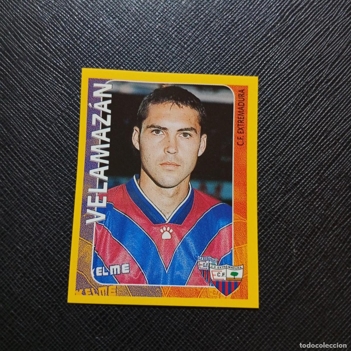 Cromos de f&uacute;tbol: 220 VELAMAZAN EXTREMADURA PANINI SUPER CAMPEONATO 1998 1999 FUTBOL 98 99 - SIN PEGAR - A216 PG100
