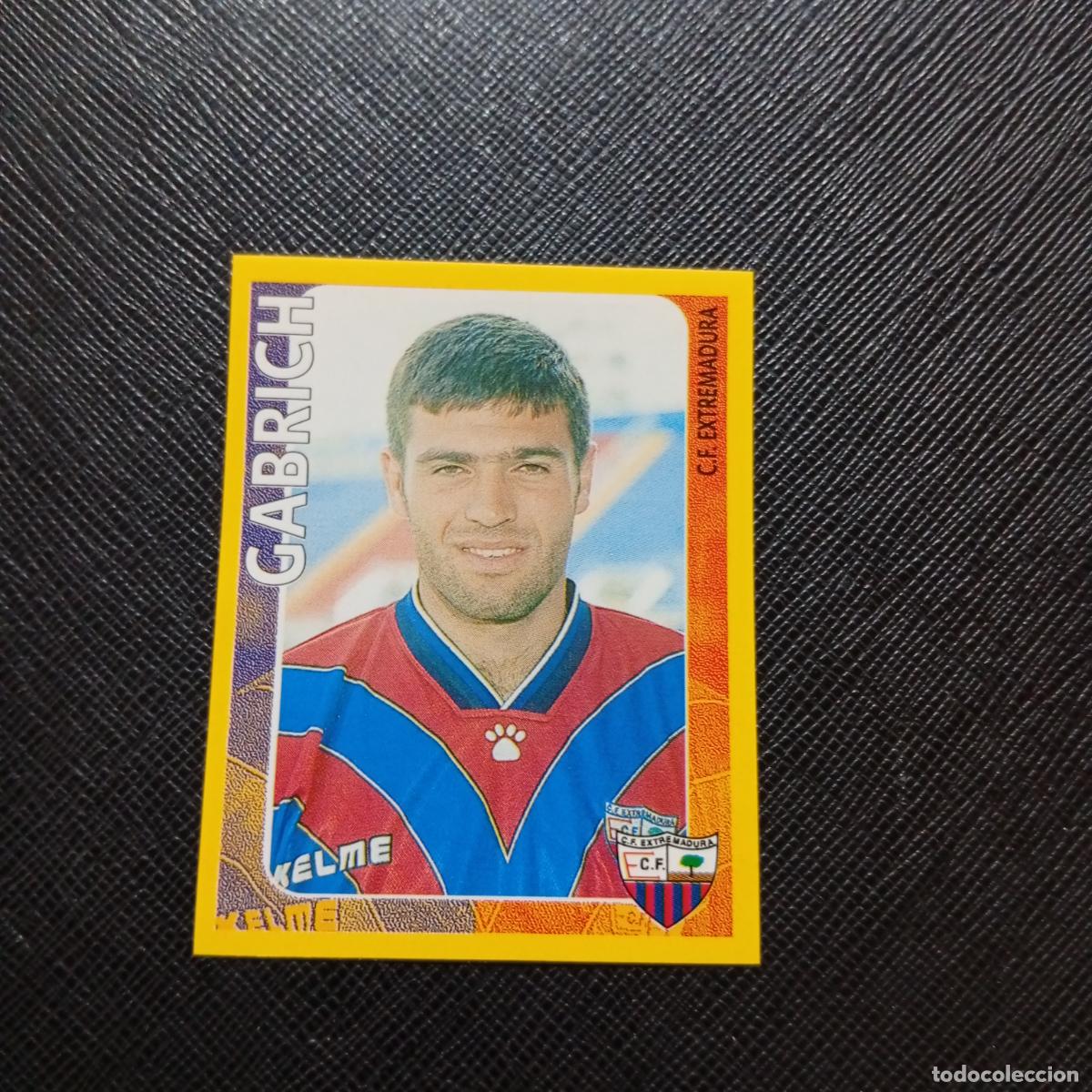 Cromos de f&uacute;tbol: 225 GABRICH EXTREMADURA PANINI SUPER CAMPEONATO 1998 1999 FUTBOL 98 99 - SIN PEGAR - A216 PG109