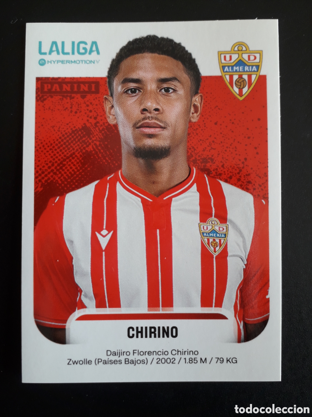 Cromos de Futebol: CHIRINO ALMER&Iacute;A N&deg; 25 A LALIGA HYPERMOTION 25 26 2025 2026 PANINI SIN PEGAR PEDIDO M&Iacute;NIMO 3&euro;