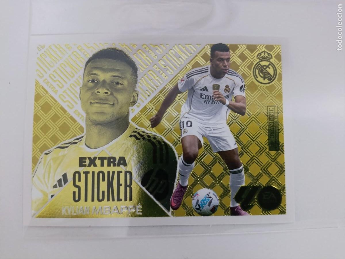 Cromos de f&uacute;tbol: LIGA ESTE 2026 2027 EXTRA STICKER MBAPP&Eacute;
