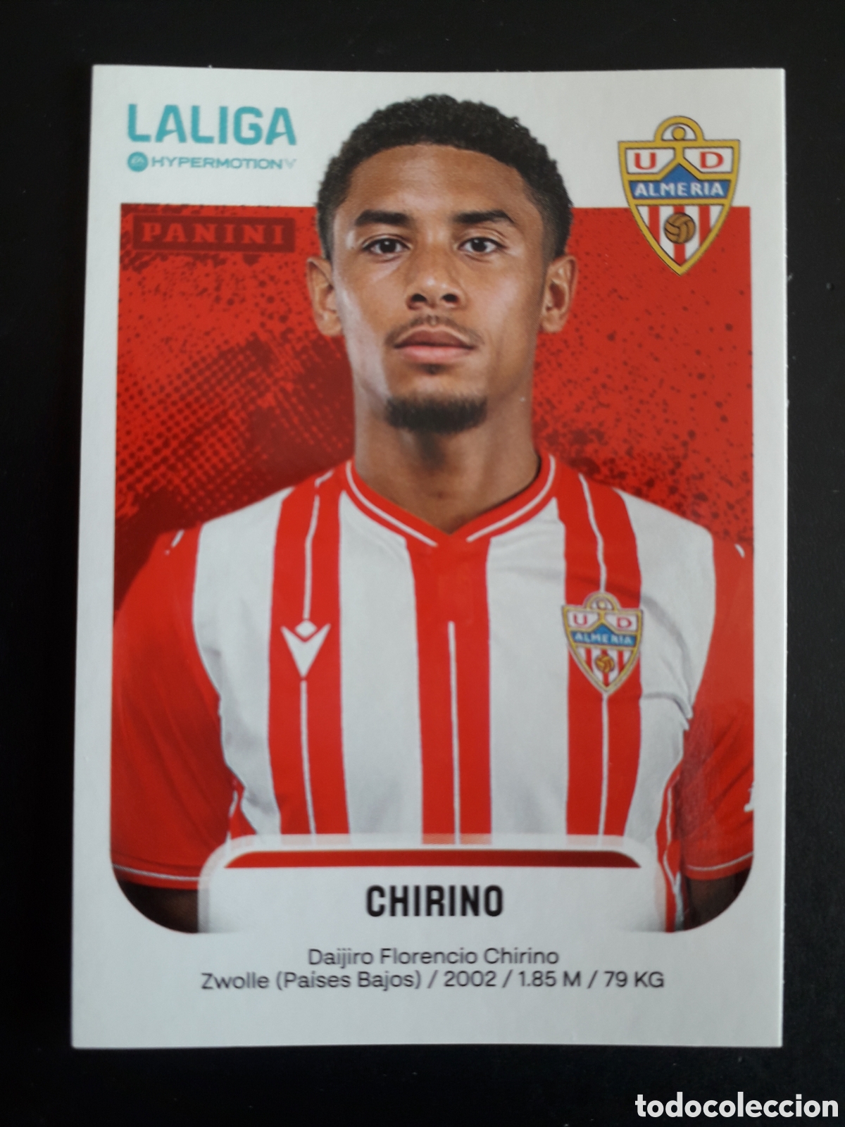 Cromos de Futebol: CHIRINO ALMER&Iacute;A N&deg; 25 A LALIGA HYPERMOTION 25 26 2025 2026 PANINI SIN PEGAR PEDIDO M&Iacute;NIMO 3&euro;