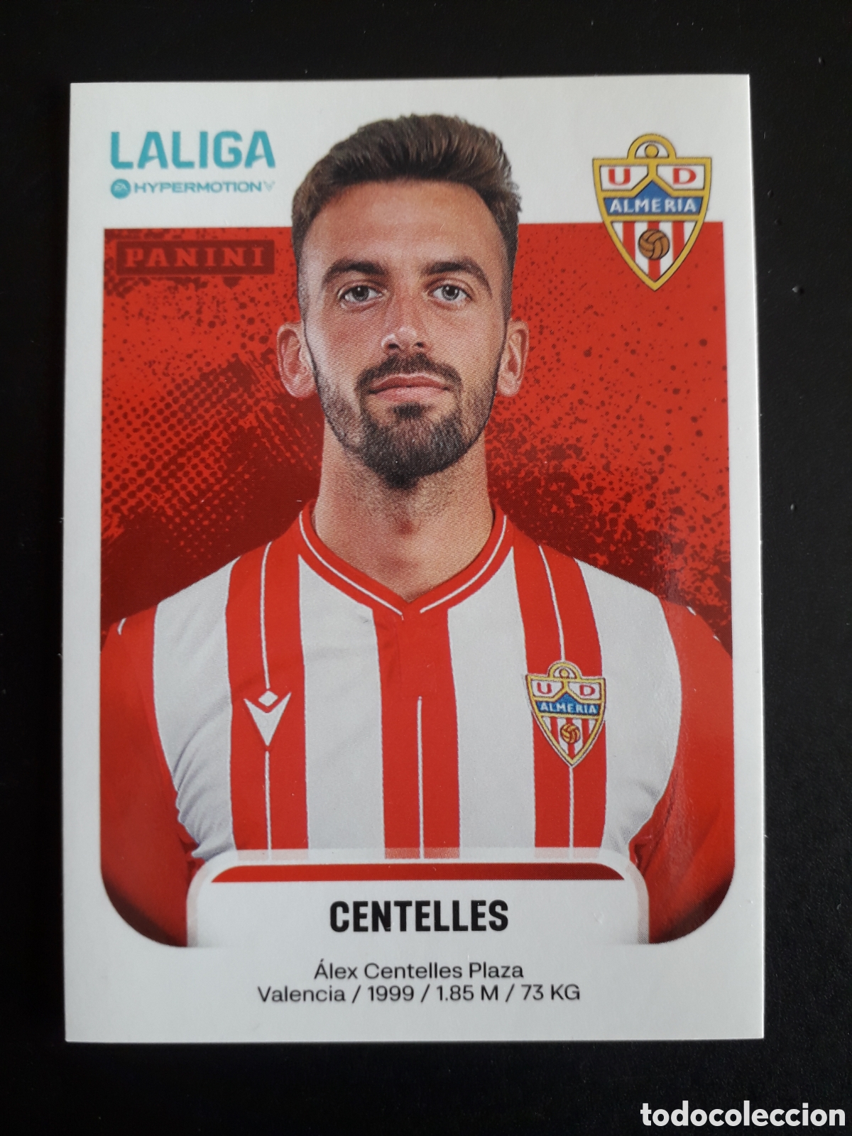 Cromos de f&uacute;tbol: CENTELLES ALMER&Iacute;A N&deg; 29 A LALIGA HYPERMOTION 25 26 2025 2026 PANINI SIN PEGAR PEDIDO M&Iacute;NIMO 3&euro;