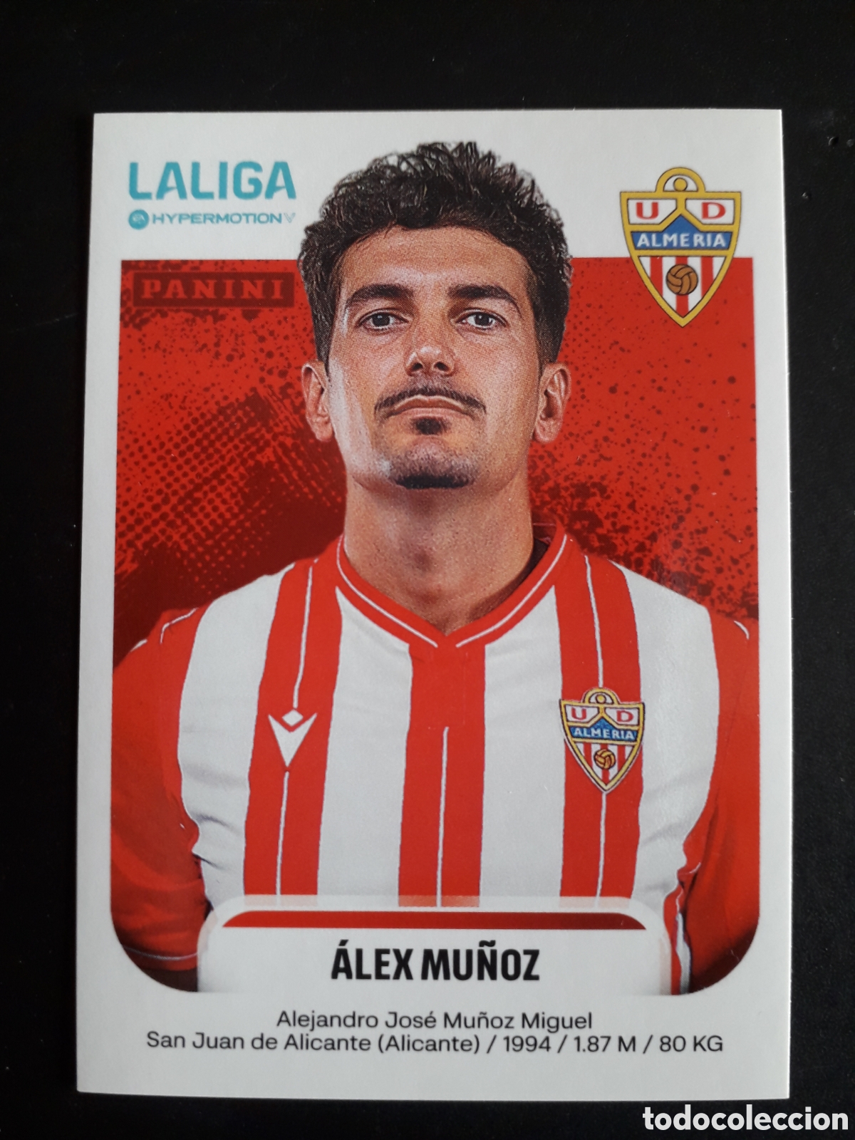 Fu&szlig;ball-Sticker: &Aacute;LEX MU&Ntilde;OZ ALMER&Iacute;A N&deg; 29 B LALIGA HYPERMOTION 25 26 2025 2026 PANINI SIN PEGAR PEDIDO M&Iacute;NIMO 3&euro;
