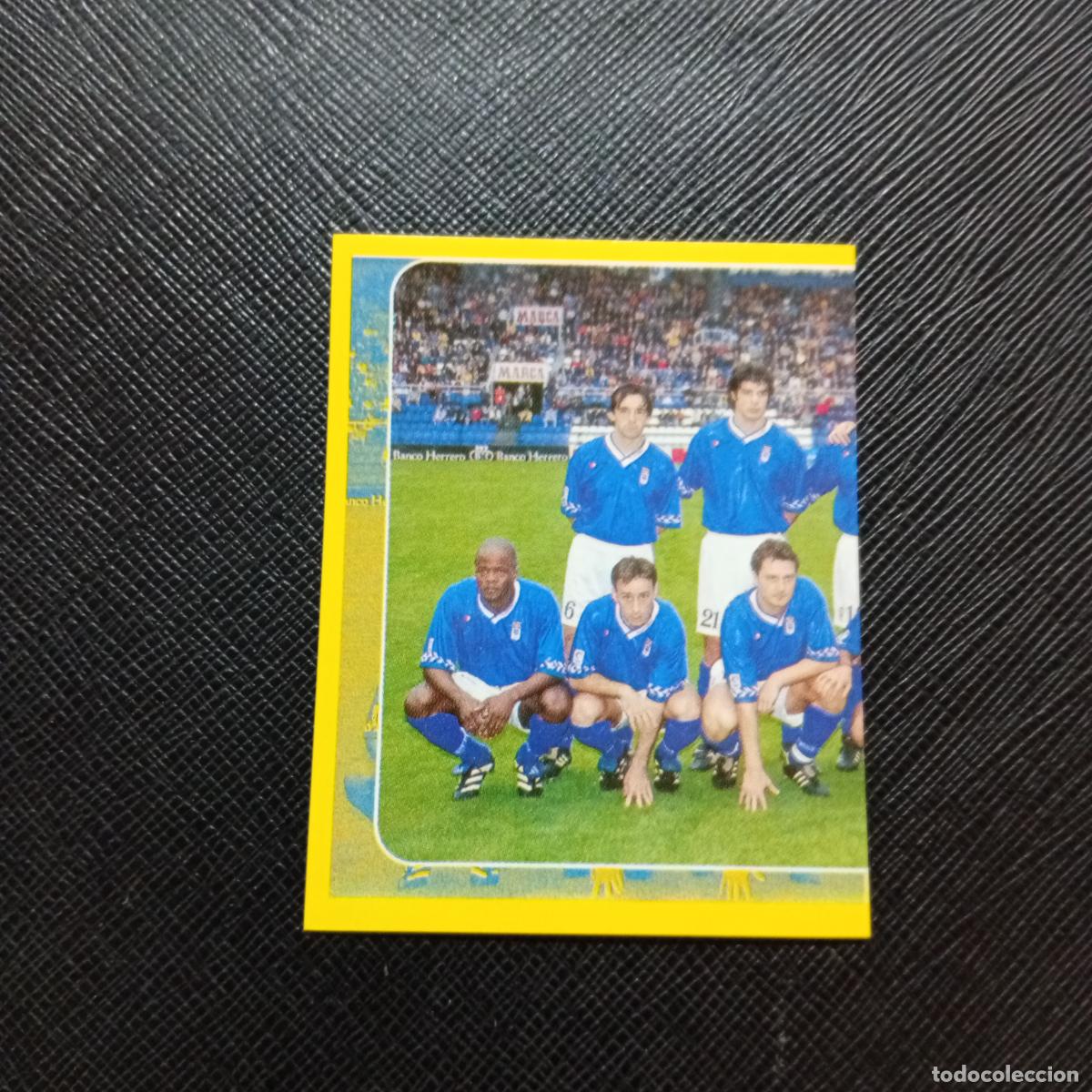 Fu&szlig;ball-Sticker: 254 ALINEACION OVIEDO PANINI SUPER CAMPEONATO 1998 1999 FUTBOL 98 99 - SIN PEGAR - A216 PG118