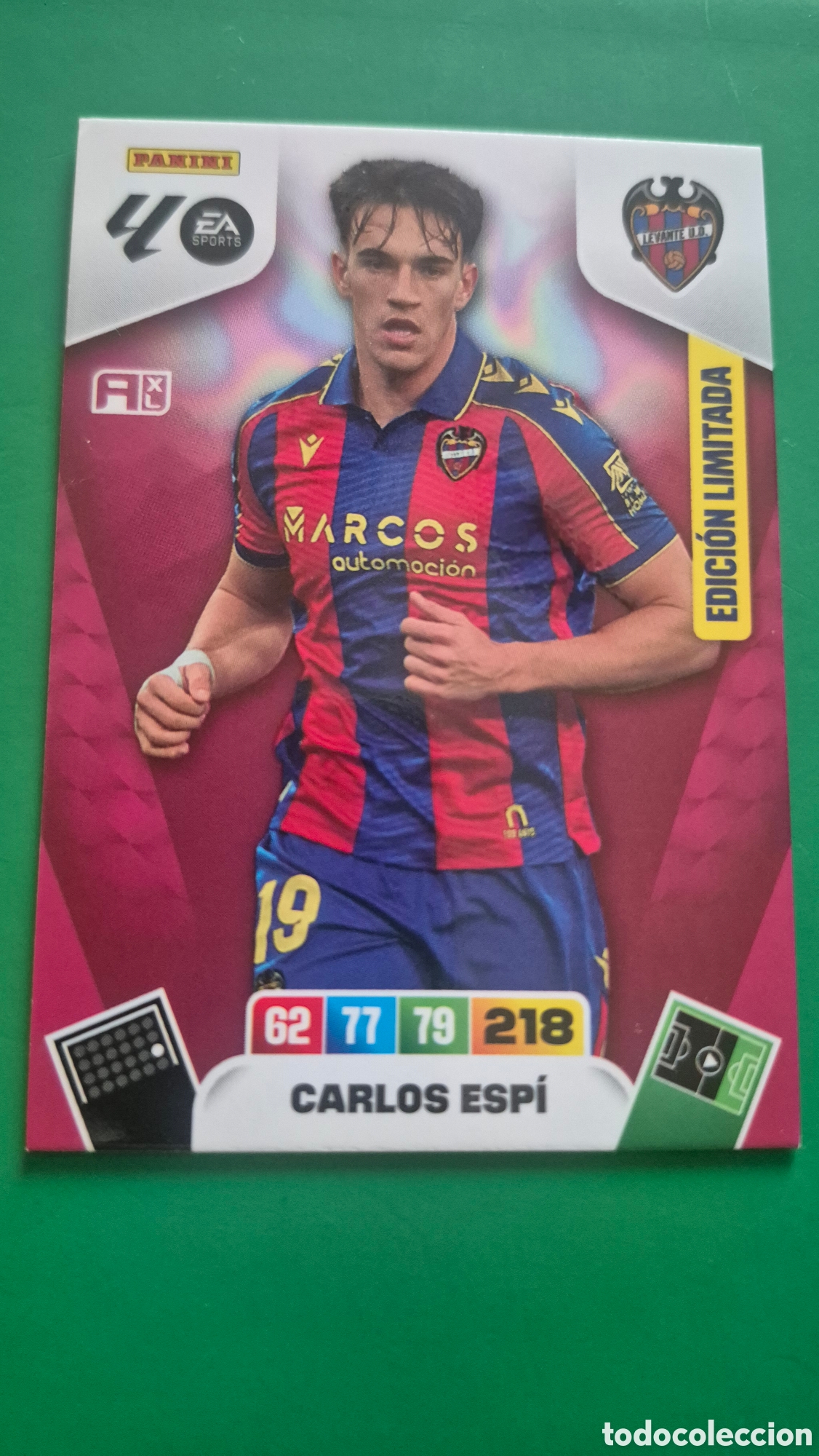 Fu&szlig;ball-Sticker: ADRENALYN XL 2025 2026 25 26 PANINI CARLOS ESP&Iacute; EDICI&Oacute;N LIMITADA LEVANTE COLECCI&Oacute;N LIGA ALBUM