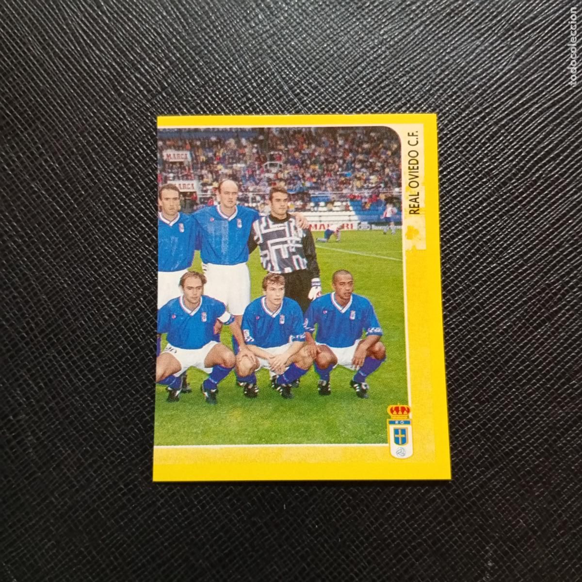 Fu&szlig;ball-Sticker: 255 ALINEACION OVIEDO PANINI SUPER CAMPEONATO 1998 1999 FUTBOL 98 99 - SIN PEGAR - A216 PG118