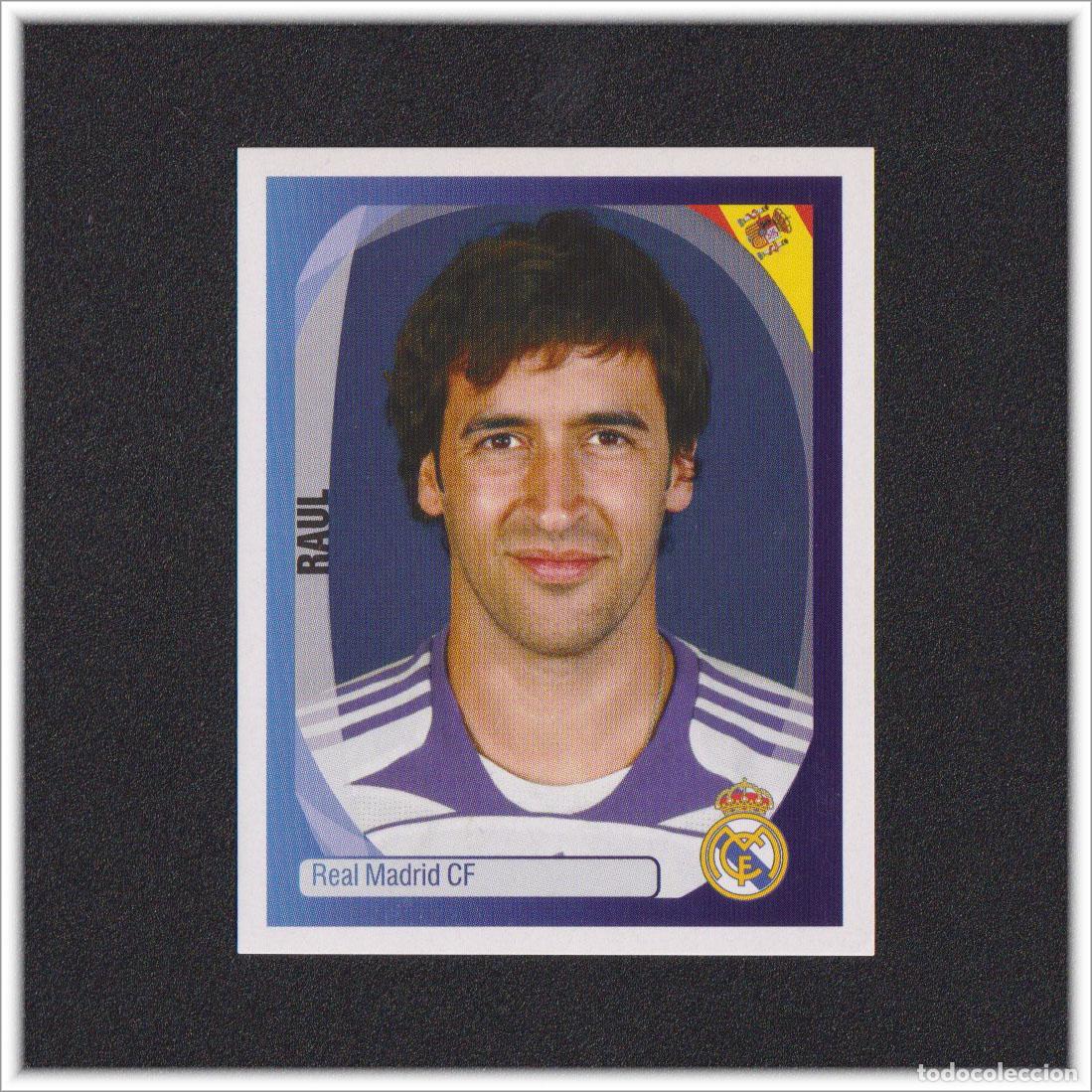 Cromos de f&uacute;tbol: UEFA CHAMPIONS LEAGUE 2007 2008 07 08 PANINI RA&Uacute;L 345 REAL MADRID ALBUM COLECCI&Oacute;N LIGA CAMPEONES