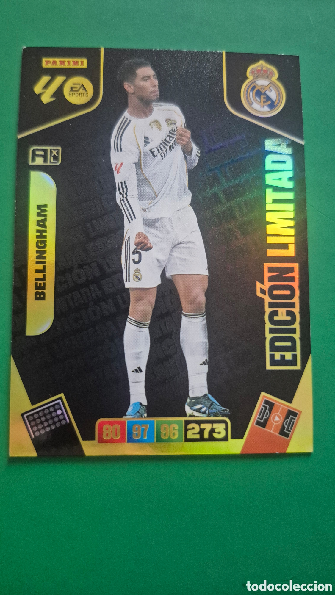 Cromos de f&uacute;tbol: ADRENALYN 2025 2026 25 26 ALBUM PANINI LIGA N LIMITADA REAL MADRID JUDE BELLINGHAM