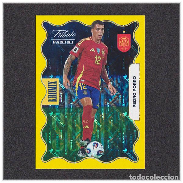 Cromos de f&uacute;tbol: TRIBUTO SELECCI&Oacute;N ESPA&Ntilde;OLA 2010 2026 PANINI PEDRO PORRO KROMIX GOLD KO72 72 ESPA&Ntilde;A LIGA MUNDIAL